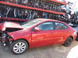 2014 Toyota Corolla LE Red 1.8L AT #Z23242